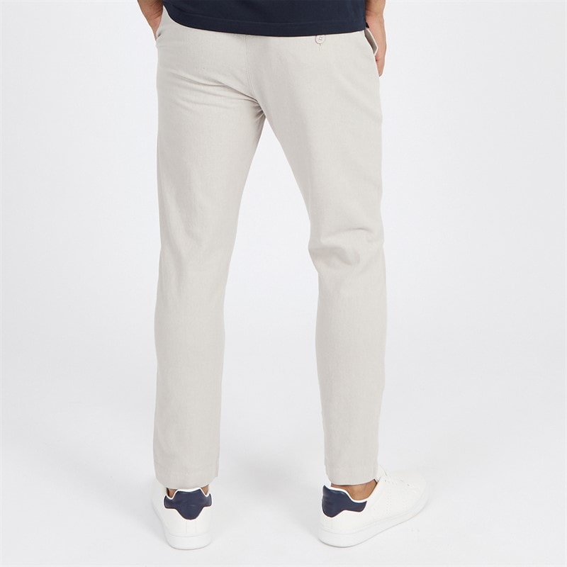 French Connection Herre Drawstring Linen Afslappede bukser beige - Billede 2