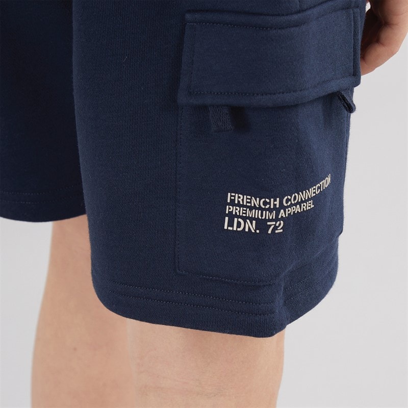 French Connection Cargo Shorts til Drenge Marine/Sten - Billede 3