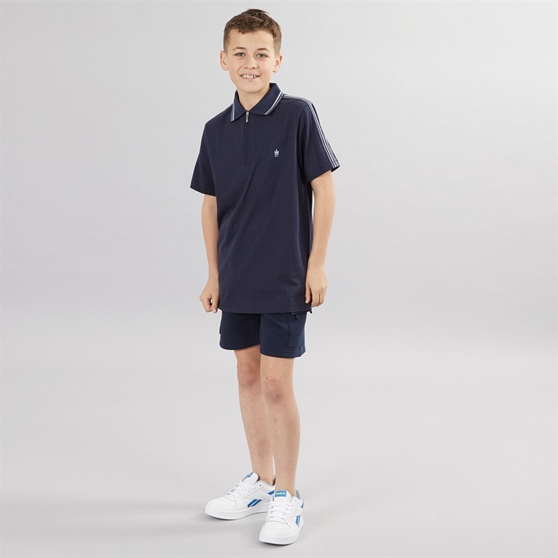 French Connection Cargo Shorts til Drenge Marine/Sten - Billede 4