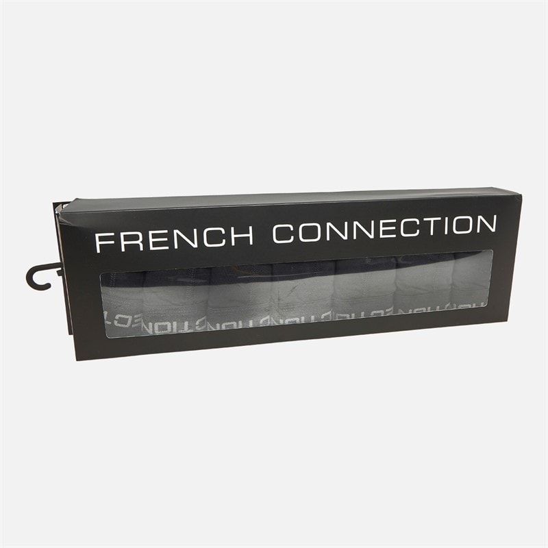 French Connection Herre FC Seven Pakke Boxer Trusser Fc1 Black - Billede 2