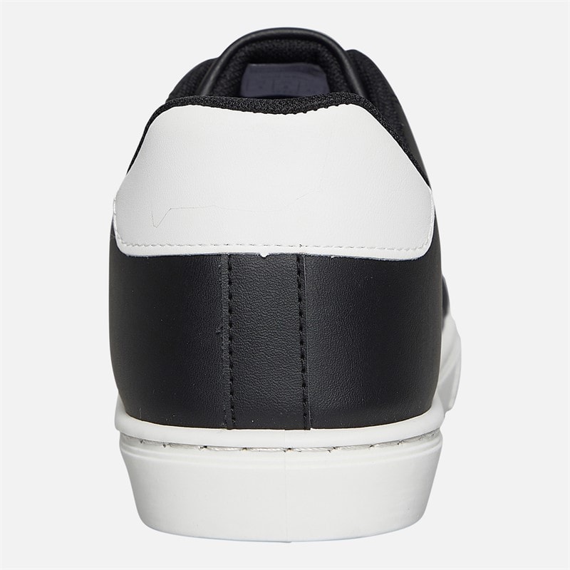 French Connection Herre Contrast Heel Tennis Sneakers Sort - Billede 3