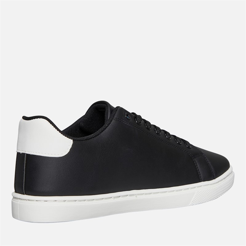 French Connection Herre Contrast Heel Tennis Sneakers Sort - Billede 5