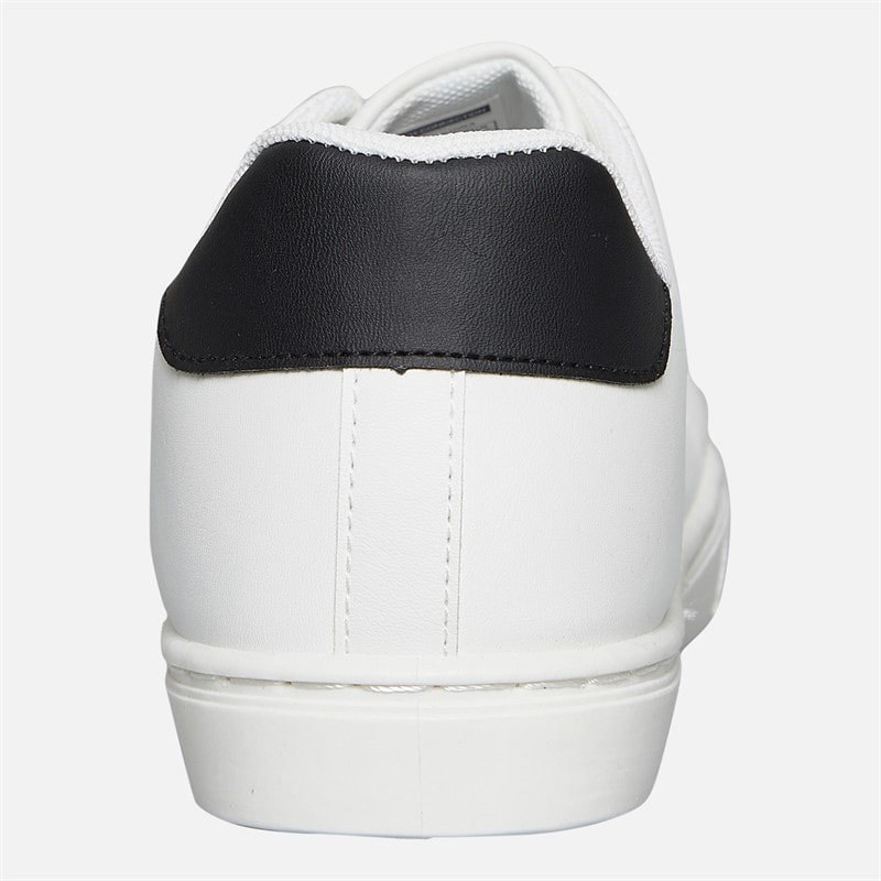 French Connection Herre Contrast Heel Tennis Sneakers Hvid - Billede 3