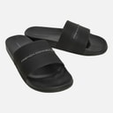 French Connection Herre Strap Sliders Sort