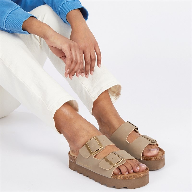 French Connection Dame Sandaler Brun - Billede 1