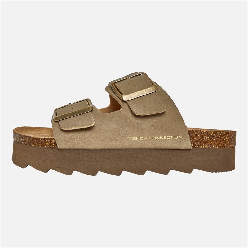 French Connection Dame Sandaler Brun - Billede 2
