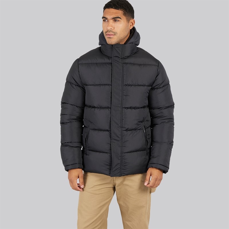 French Connection Herre Row Mellemlag Fleece Jakke Sort - Billede 3