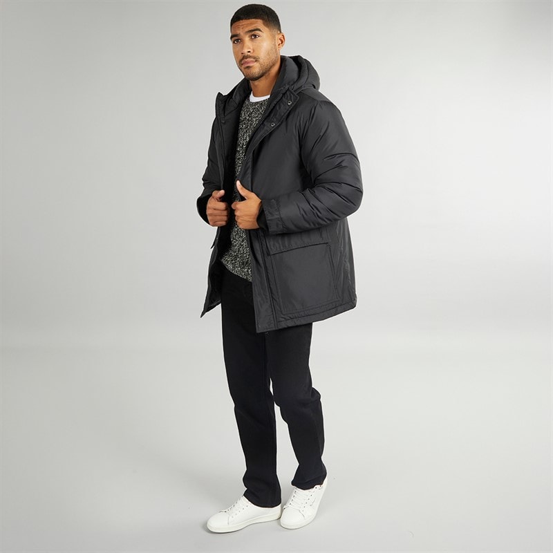 French Connection Herre Parka Jakke Sort - Billede 4