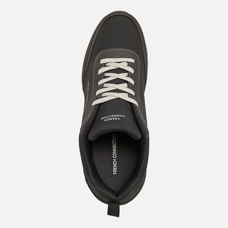French Connection Herre Wen Logo Sneakers Grå - Billede 4