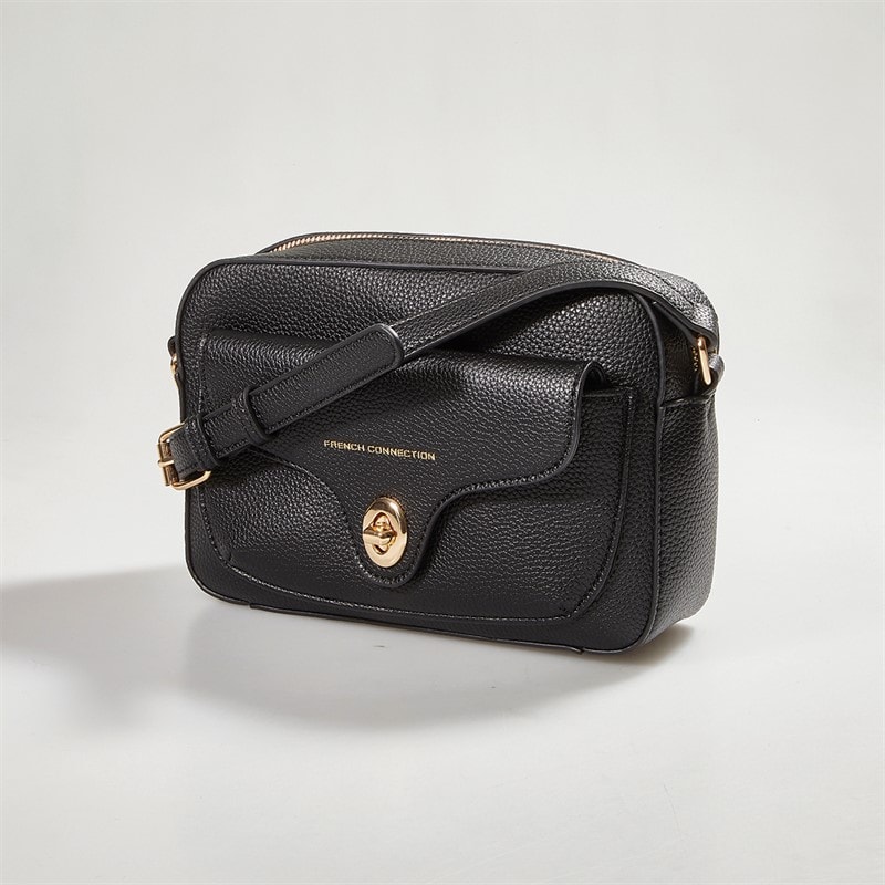 French Connection Dame Spænde Cross Body Taske Sort - Billede 2