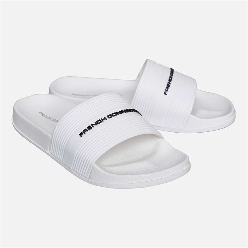French Connection Drenge Seler Sandaler Hvid/Black Logo