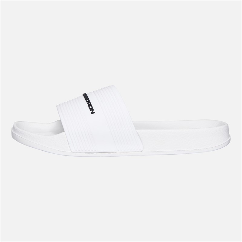 French Connection Drenge Seler Sandaler Hvid/Black Logo - Billede 2