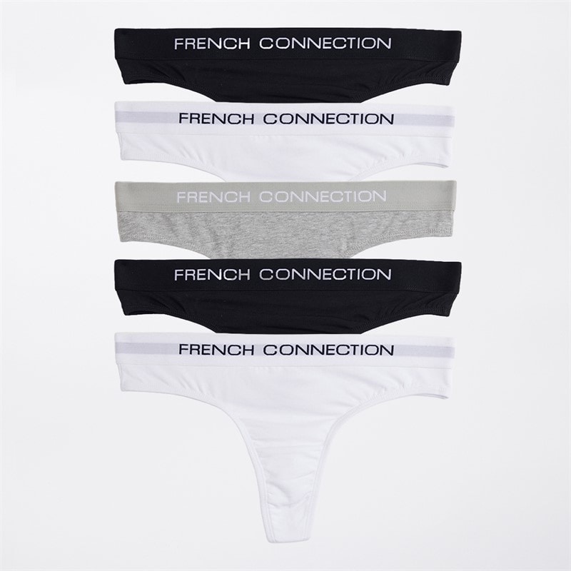 French Connection Dame fem pak trusser Multi 1 - Billede 2