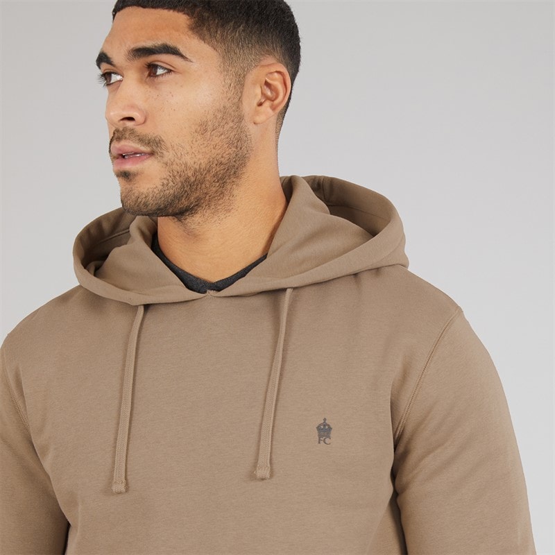 French Connection Herre FC Hættetrøje Mink/Gunmetal - Billede 3