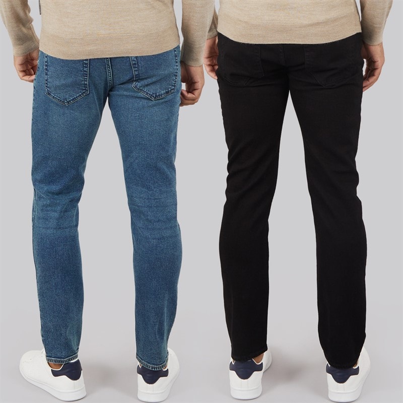 French Connection Herre FCUK To Pak Slim Fit Jeans Blko1/Ind23 - Billede 2