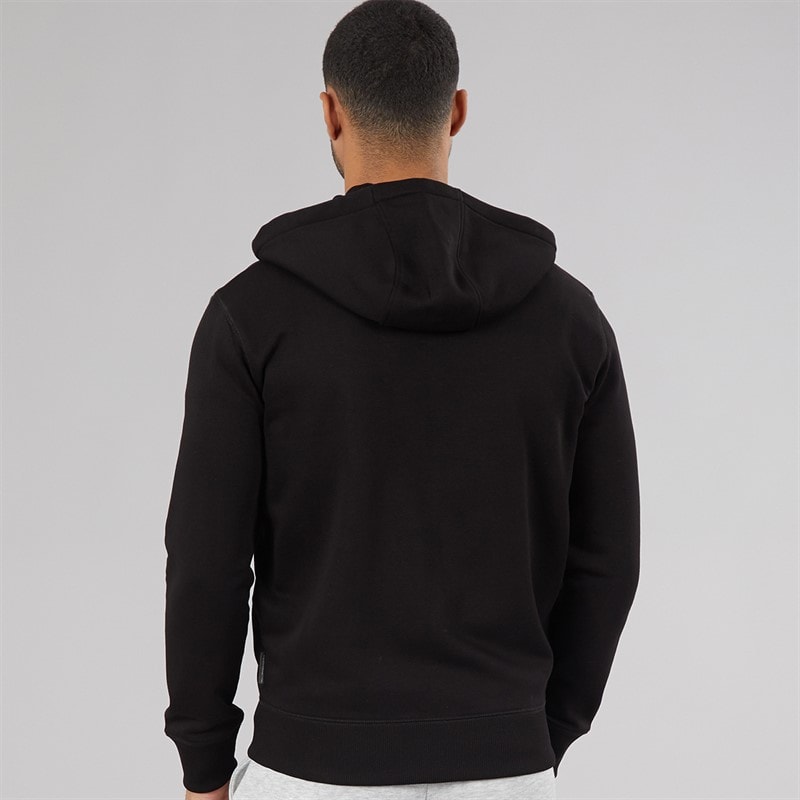 French Connection Herre FC Lynlås Hoodie Sort/Gunmetal - Billede 2