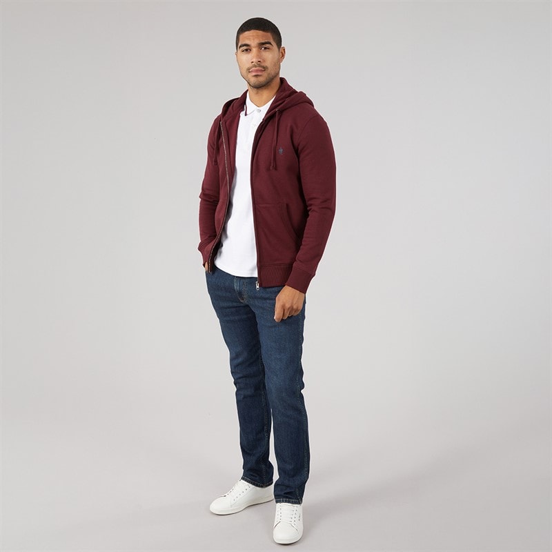 French Connection Herre FC Zip Hættetrøje Chateaux/Marine - Billede 4