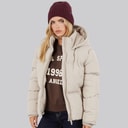 French Connection Dame kort dunjakke Light Taupe