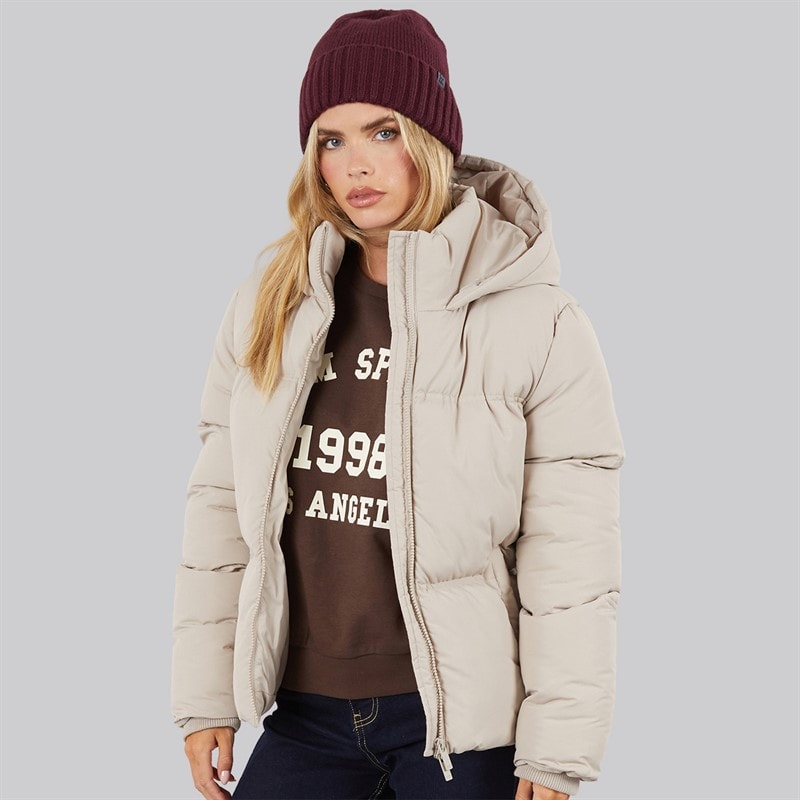 French Connection Dame kort dunjakke Light Taupe