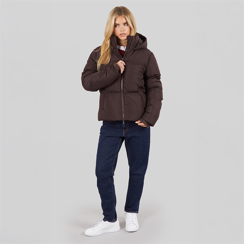 French Connection Dame kort dunjakke Chocolate - Billede 4