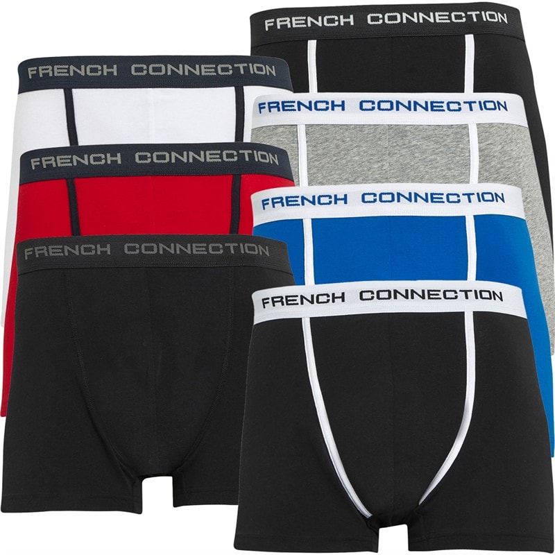 French Connection Herre 14 Par Boksershorts Flerfarvet - Billede 3