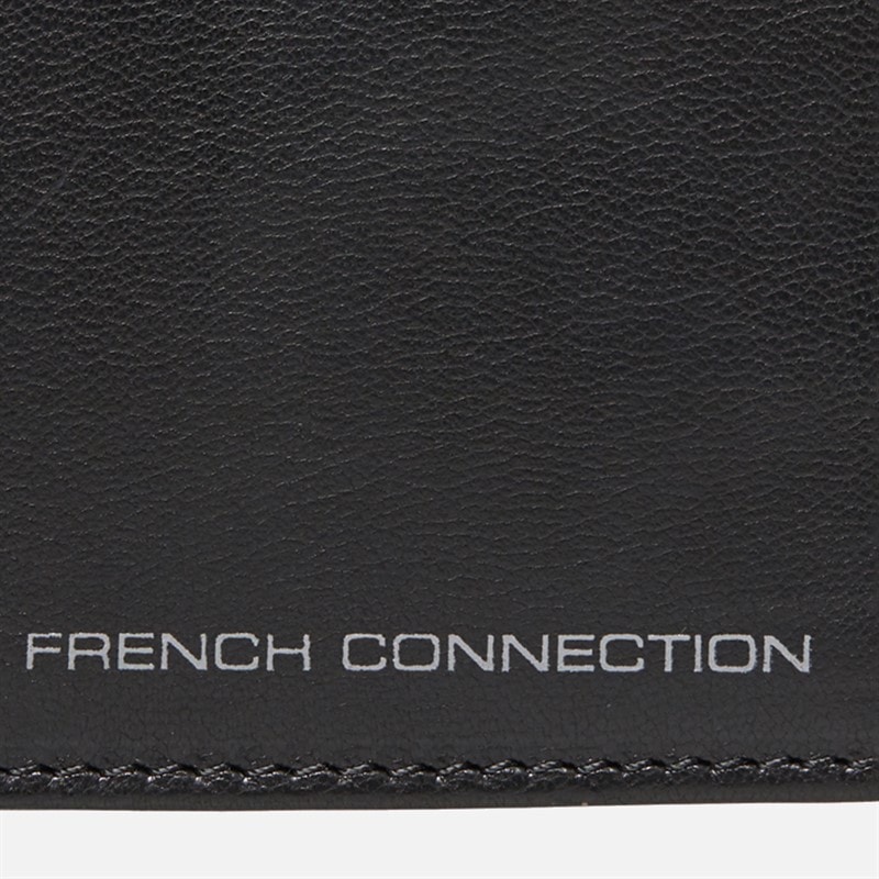 French Connection Herre Gunmetal Tegnebog Sort - Billede 4