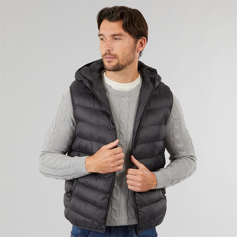 Onfire Herre Padded Veste Sort - Billede 1