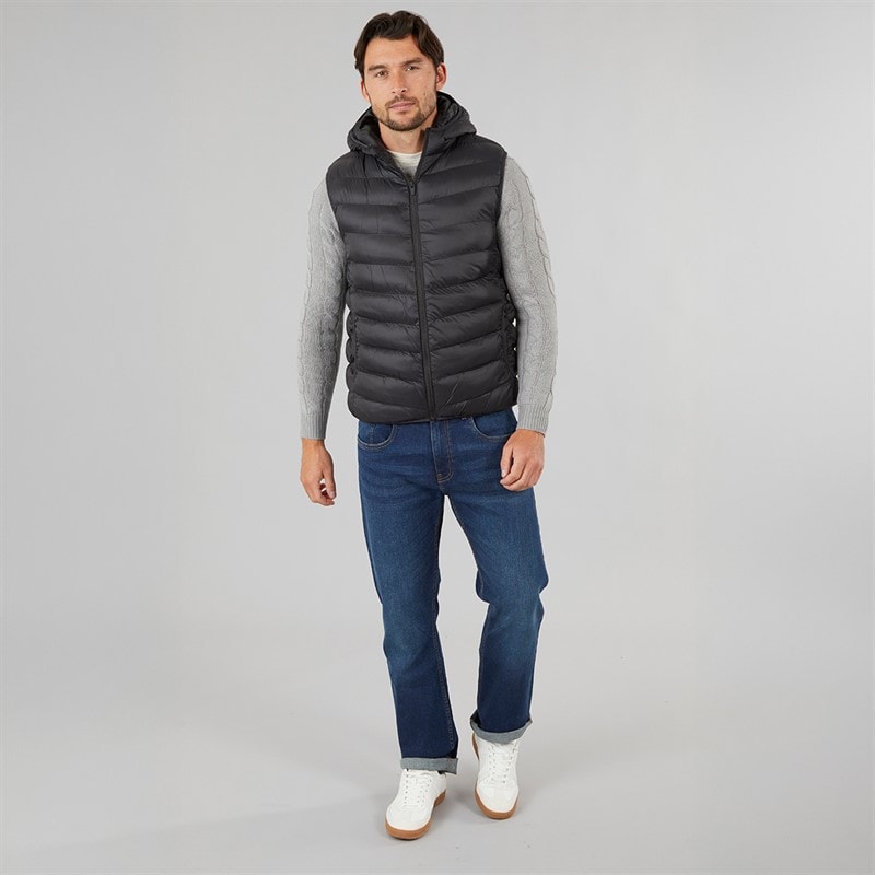 Onfire Herre Padded Veste Sort - Billede 3