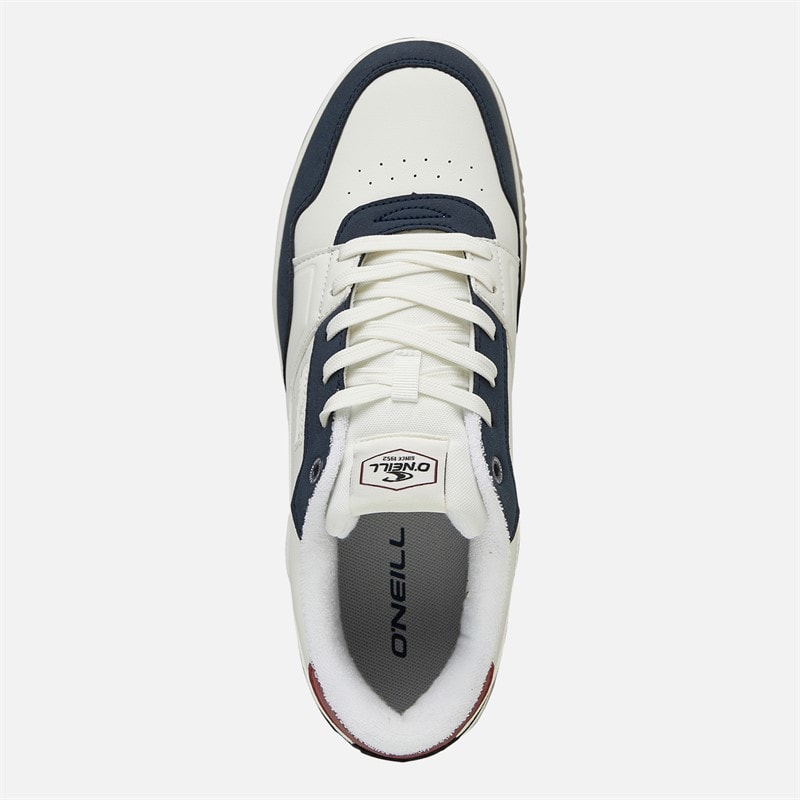 O'Neill Herre Sheldon Sneakers Lys Hvid/Dress Blå Bright White/ Dress Blues - Billede 4