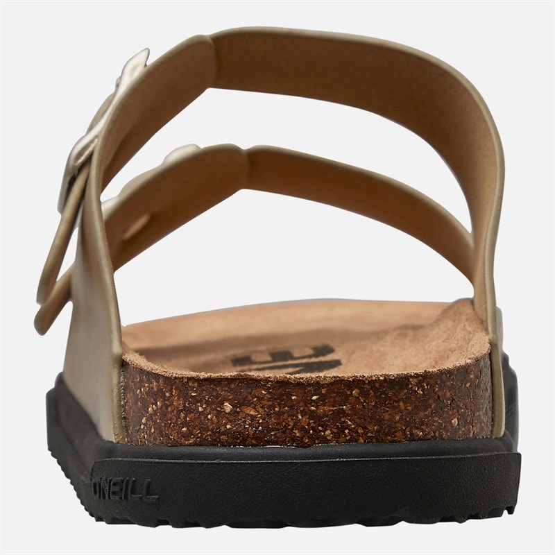 O'Neill Piger Haleiwa Dobbelt Spænde Sandaler Gold - Billede 4