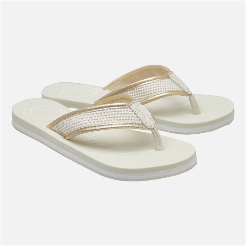 O'Neill Dame Jacky Flip Flops Whitecap Gray - Billede 2