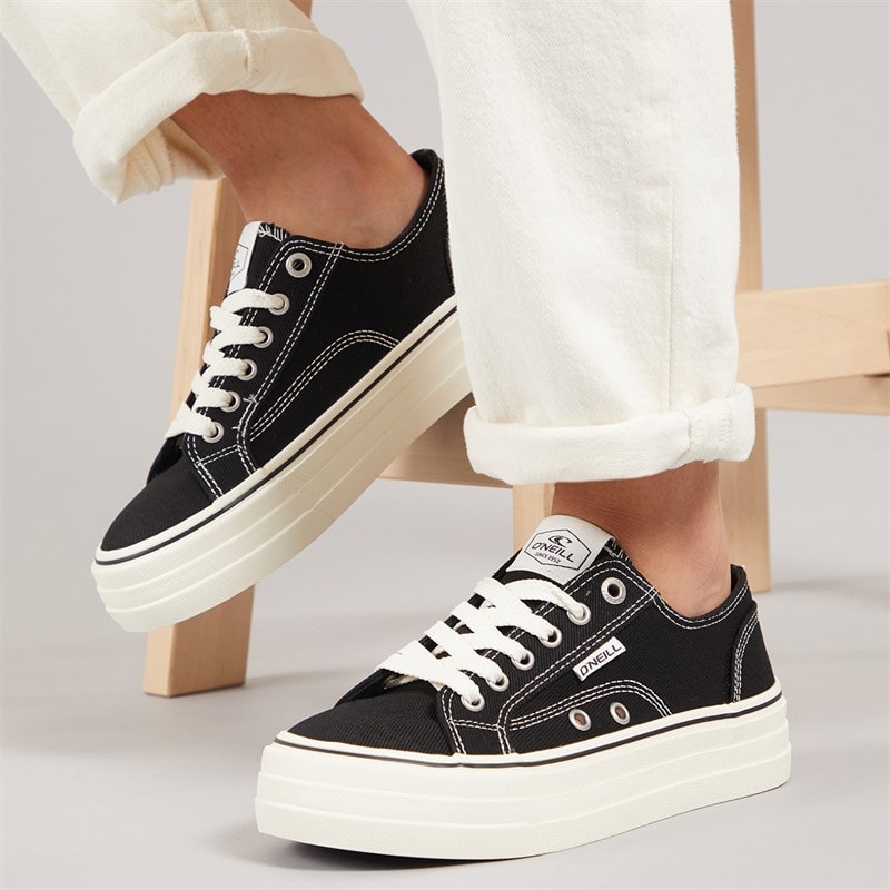 O'Neill Dame Copa Chunky Lærredssko Sort - Billede 1