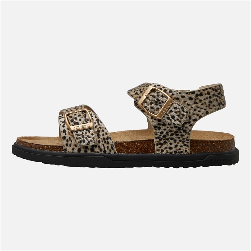 O'Neill Piger Polly ankelrem sandaler Leopard - Billede 2