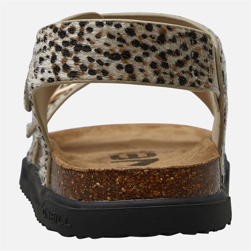 O'Neill Piger Polly ankelrem sandaler Leopard - Billede 4