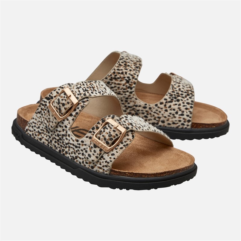 O'Neill Piger Junior Haleiwa Dobbelt Spænde Sandaler Leopard - Billede 1