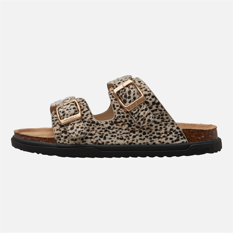 O'Neill Piger Junior Haleiwa Dobbelt Spænde Sandaler Leopard - Billede 2