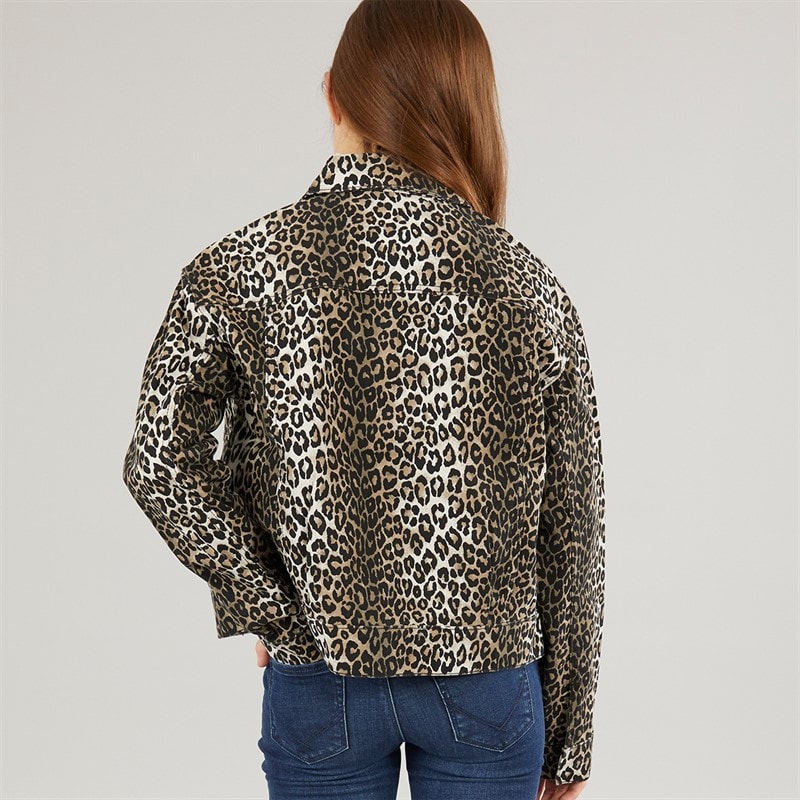 Only Piger Sandra-Lumi Printed Lette jakker Sort - Billede 2
