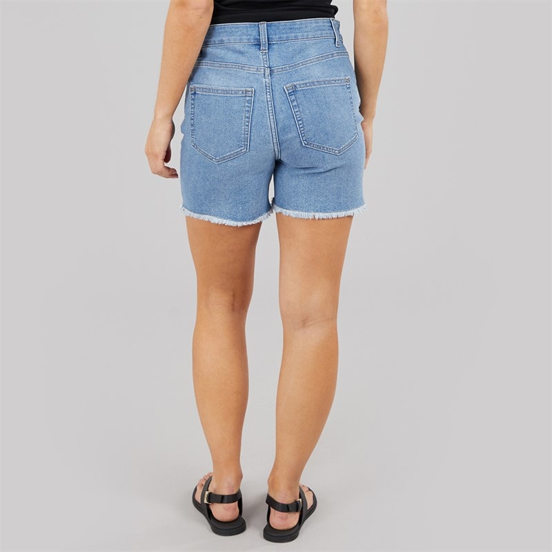 Only Dame Denim Shorts Medium Blå Denim - Billede 2