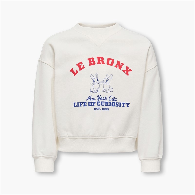 Only Piger Betina Sweatshirt Cloud Dancer