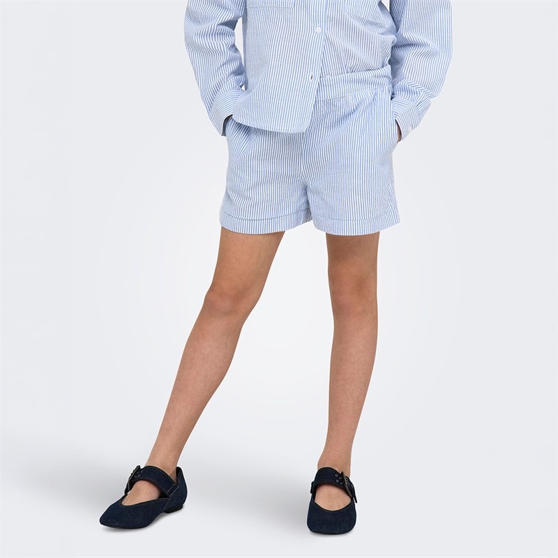 Only Piger Milla Liv Shorts Cloud Dancer