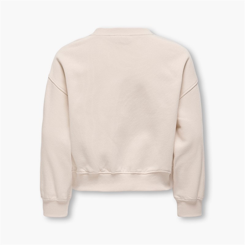 Only Piger Betina Sweatshirt Whitecap Gray - Billede 2