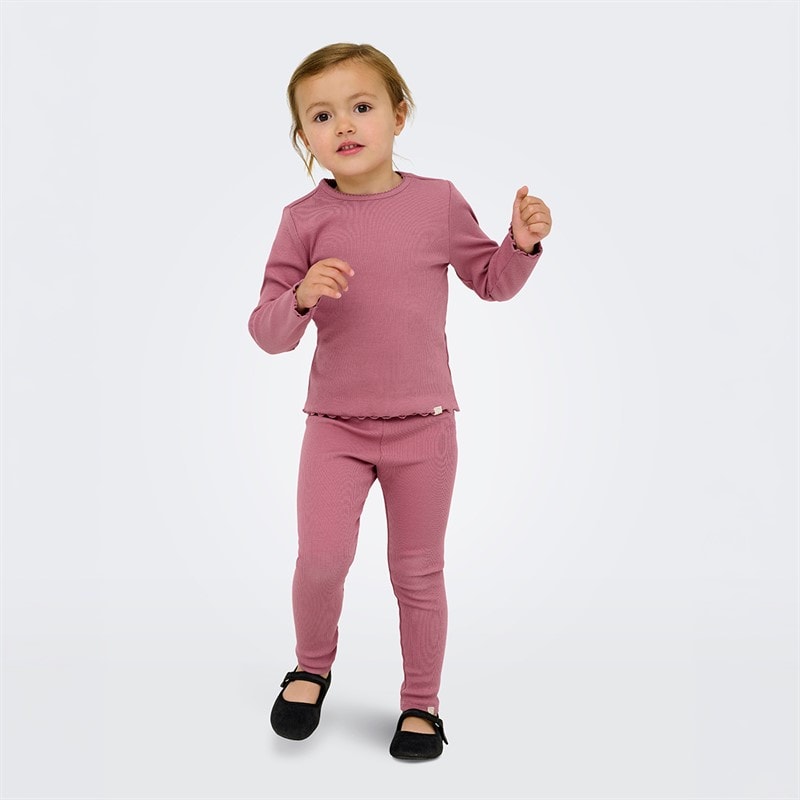 Only Piger Mini Trinny Top Heather Rose - Billede 2