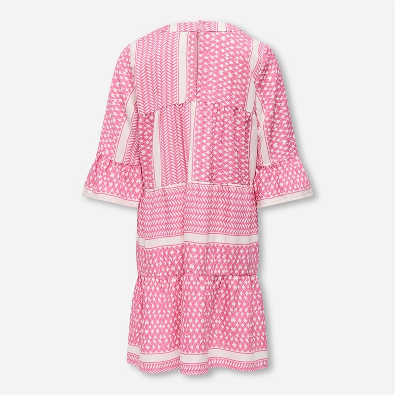 Only Piger Alberte Liv Kjole Fuchsia Pink - Billede 2