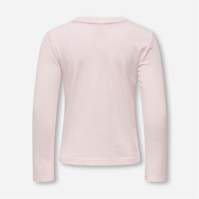Only Piger Mini Lova Liv T Shirt Barely Pink - Billede 2