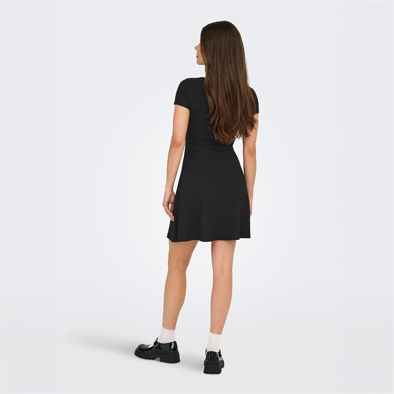 Only Dame Casi Cutline Kjole Sort - Billede 2