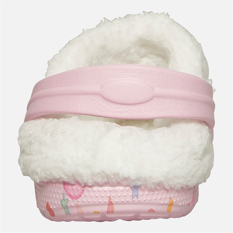Peppa Pig spædBørn Piger Linky Fur Foret Træsko Pink / Multi - Billede 4