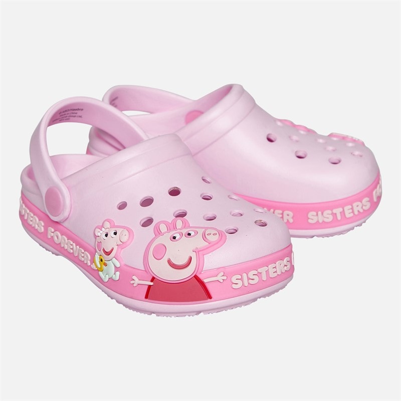 Peppa Pig Piger Søstre Træsko Pink/Multi