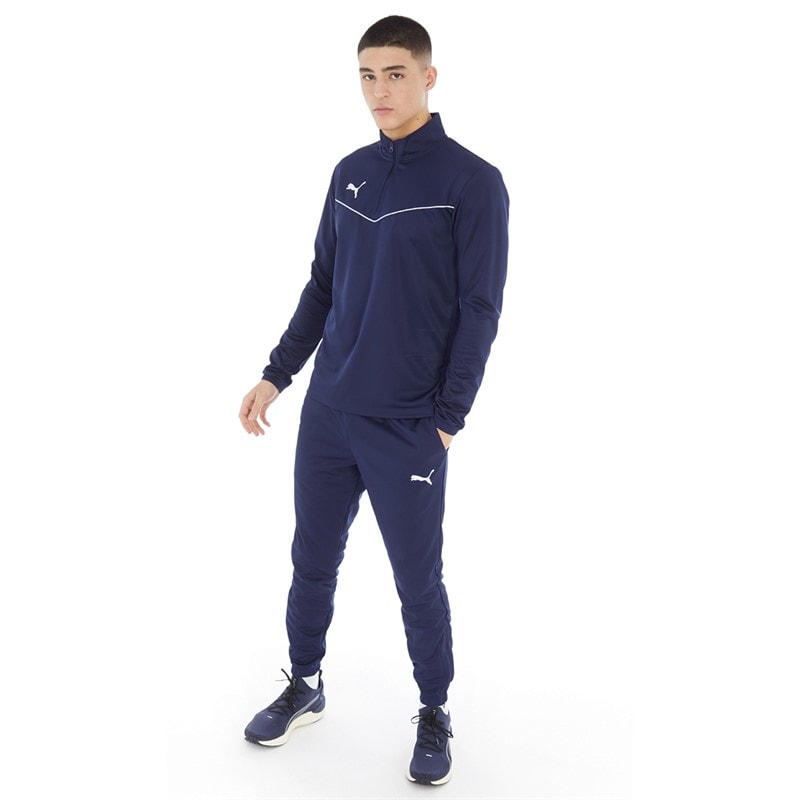 Puma Herre teamRISE Poly Sport træningsbukser Blå - Billede 3