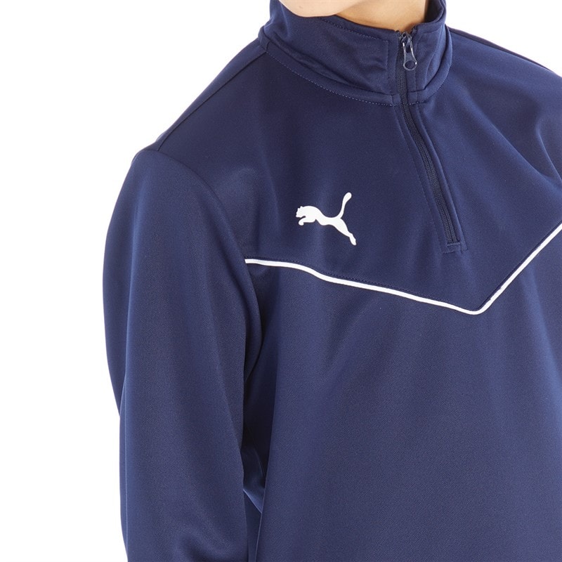 Puma Drenge teamRISE Sport træningstrøjer Blå - Billede 3