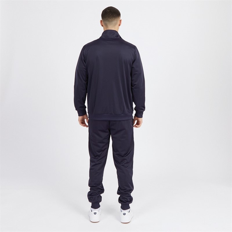 Puma Herre Piping Poly Tracksuit Ny Blå - Billede 2